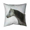 Begin Home Decor 26 x 26 in. Winter Horse-Double Sided Print Indoor Pillow 5541-2626-AN521